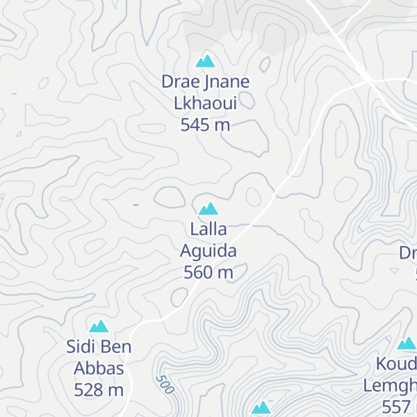Map of Lalla Aguida