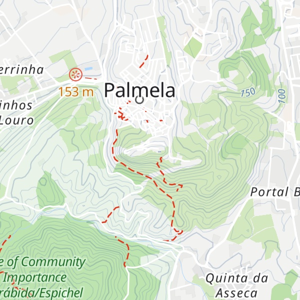 Map of Palmela