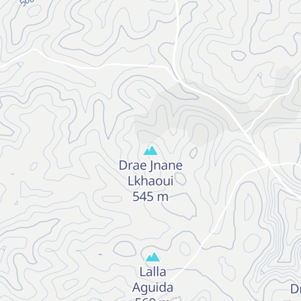 Map of Drae Jnane Lkhaoui