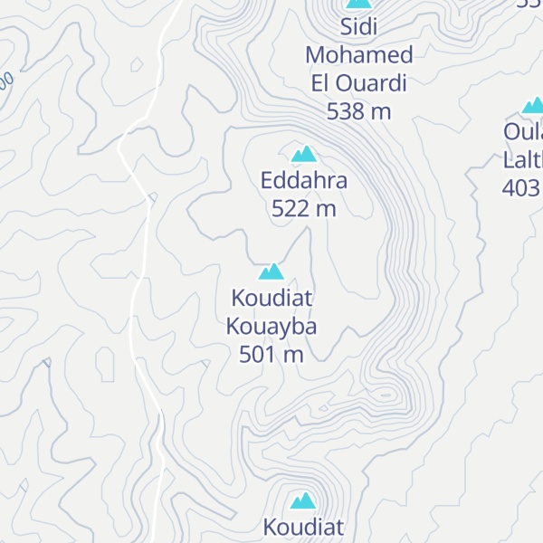 Map of Koudiat Kouayba