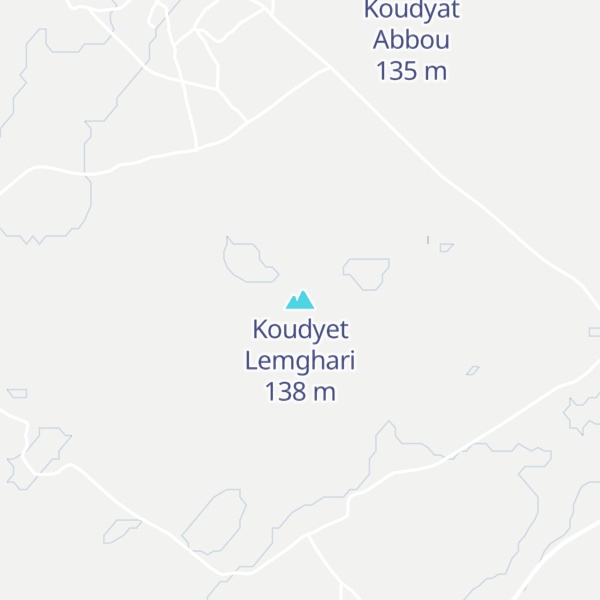 Map of Koudyet Lemghari