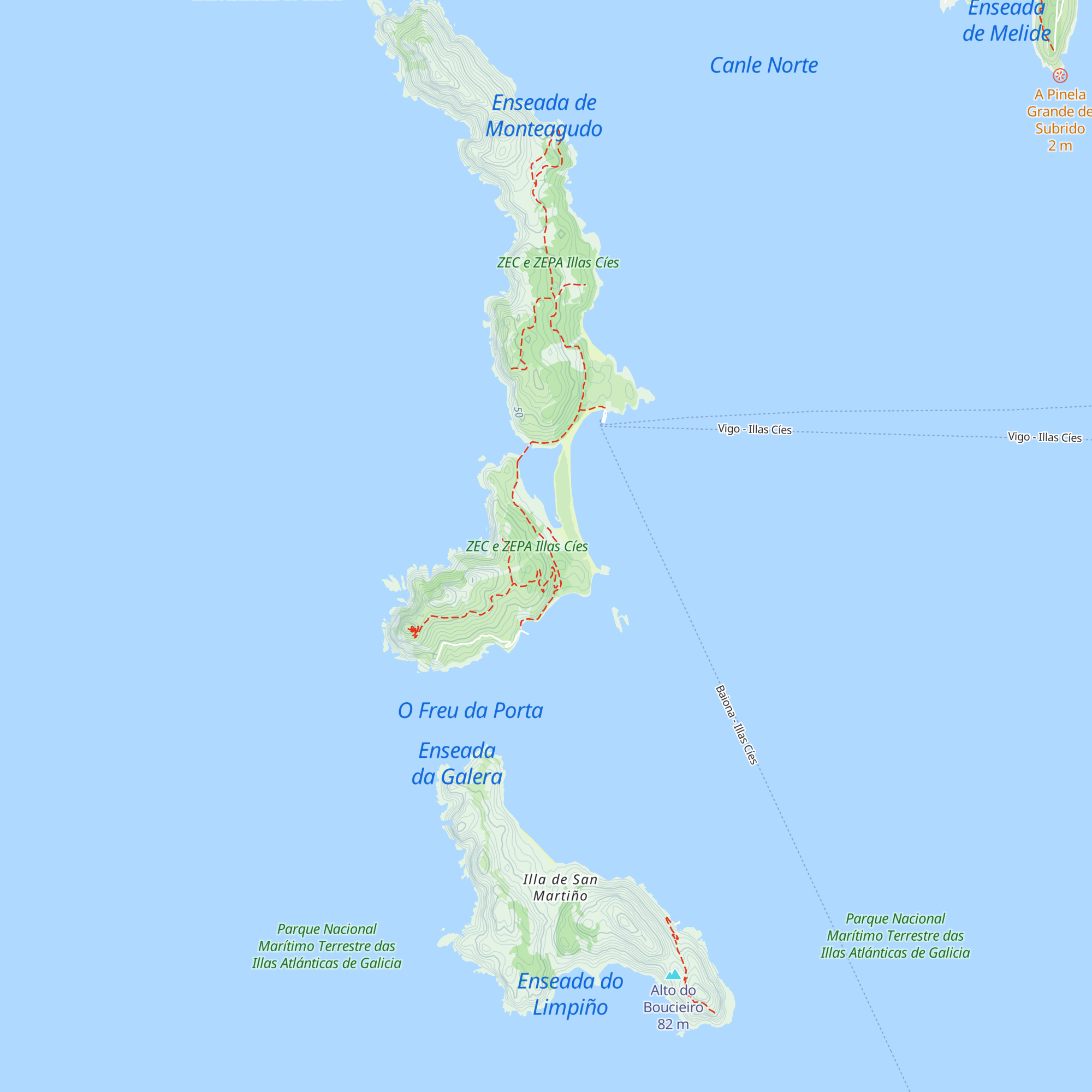 Centro de visitantes map