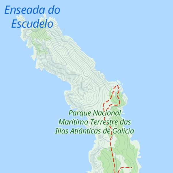 Map of O Monte Agudo