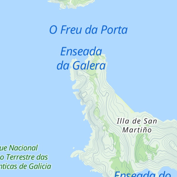 Map of O Monte da Galera