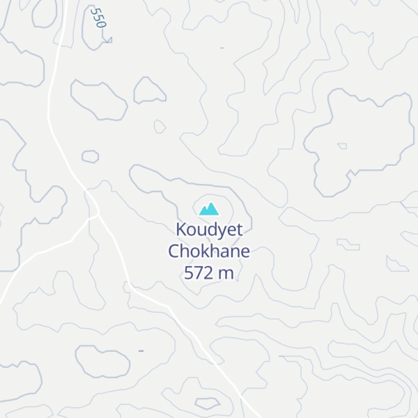 Map of Koudyet Chokhane