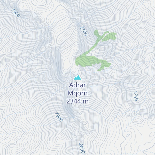 Map of Adrar Mqorn