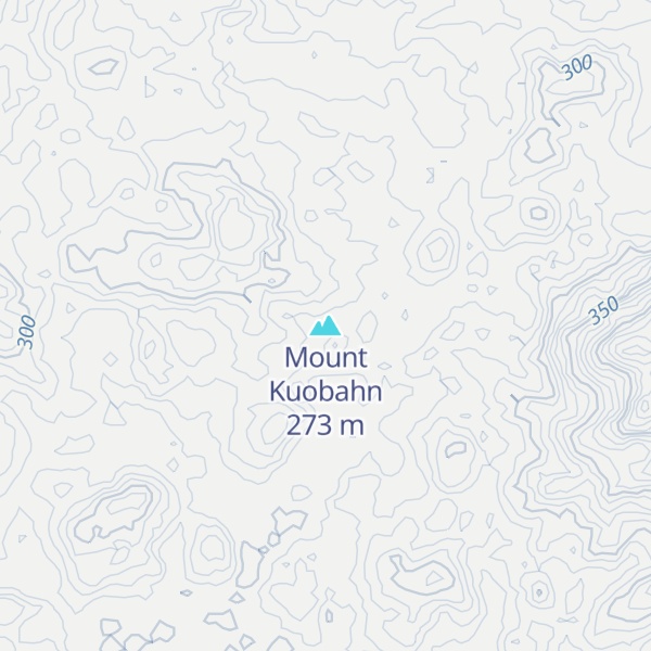 Map of Mount Kuobahn