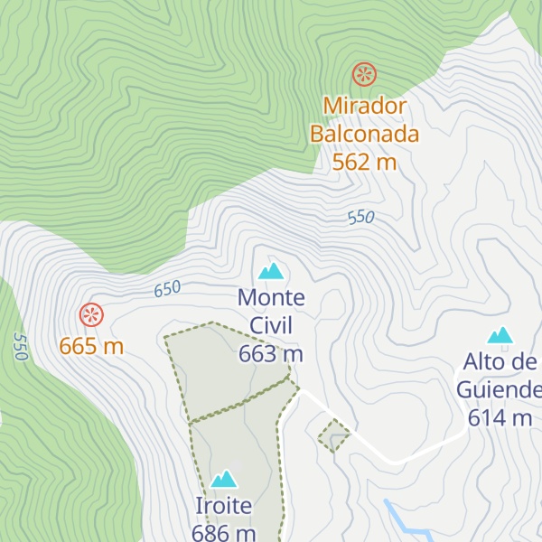 Map of Monte Civil