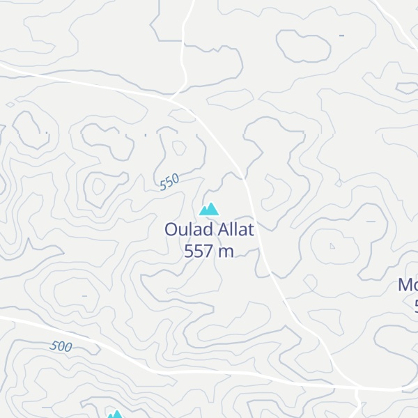 Map of Oulad Allat