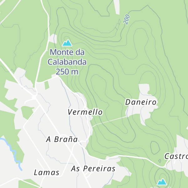 Map of Coto de Daneiro
