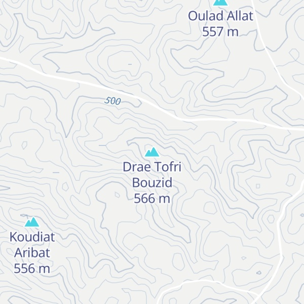 Map of Drae Tofri Bouzid