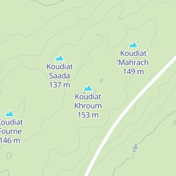 Map of Koudiat Khroum