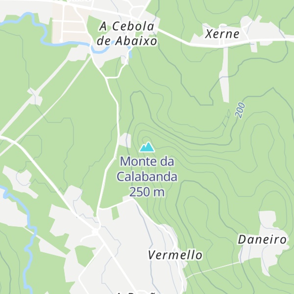 Map of Monte da Calabanda