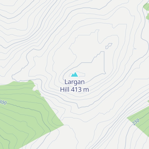 Map of Largan Hill