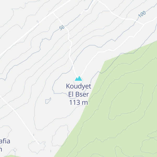Map of Koudyet El Bser