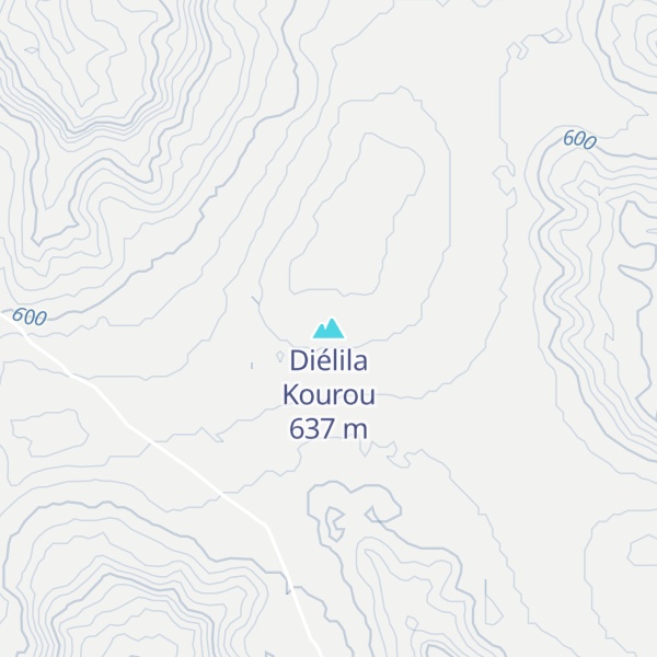 Map of Diélila Kourou