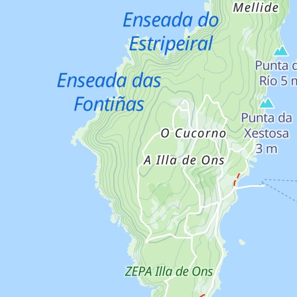 Map of O Chan da Pólvora