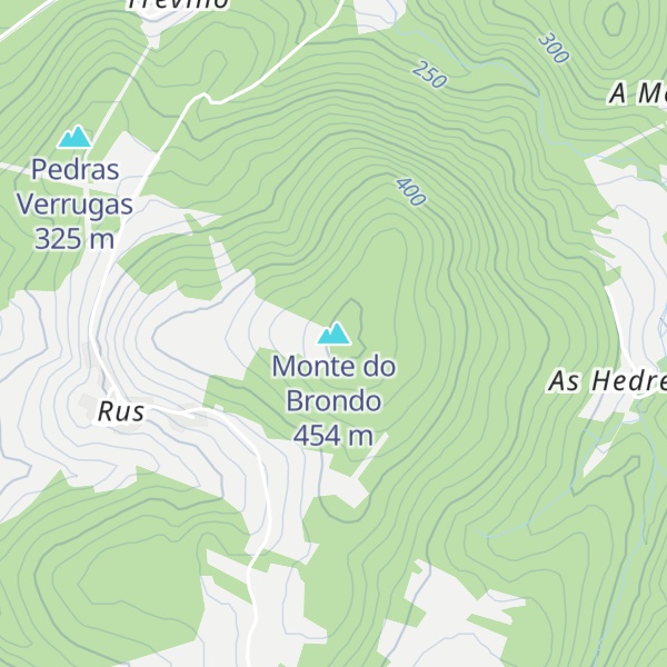 Map of Monte do Brondo