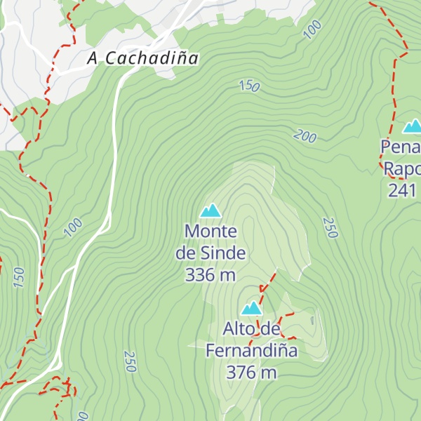 Map of Monte de Sinde