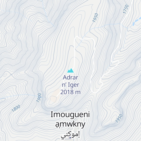 Map of Adrar n’ Iger