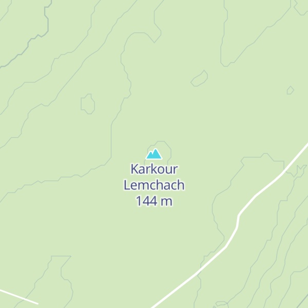 Map of Karkour Lemchach