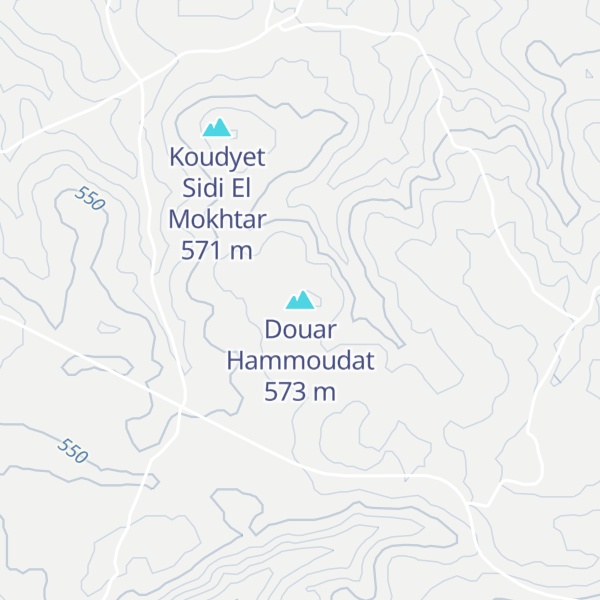 Map of Douar Hammoudat