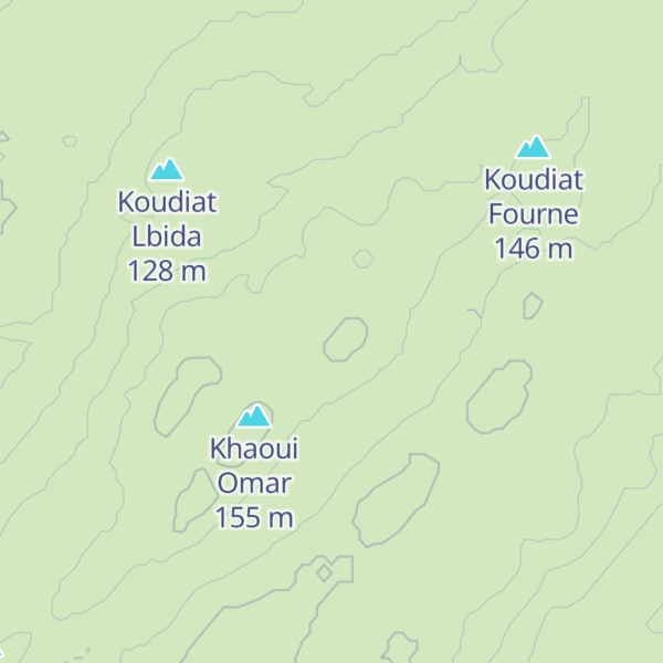 Map of Koudiat Moul Mghayer