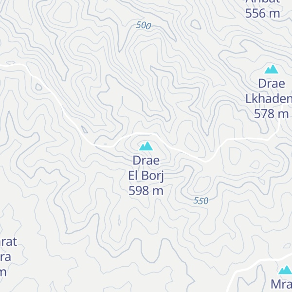 Map of Drae El Borj