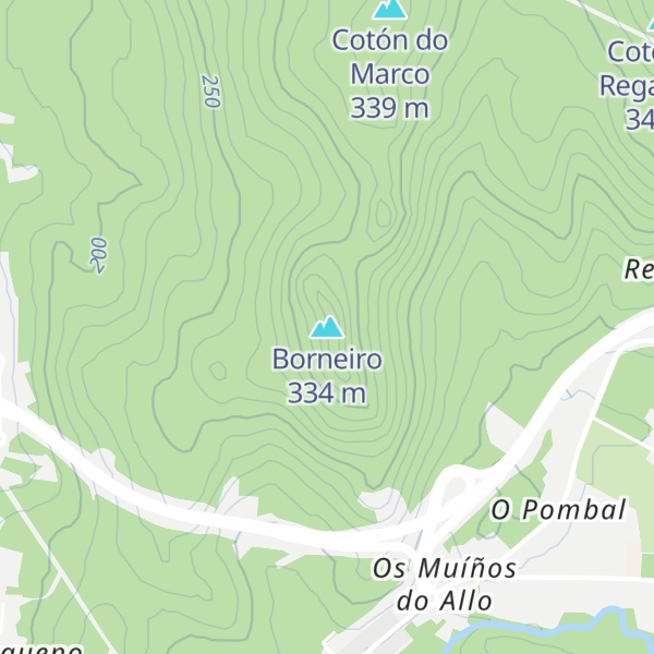Map of Borneiro