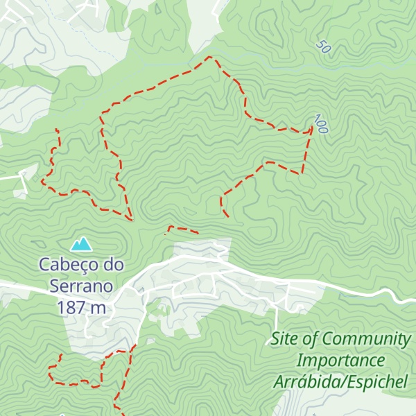 Map of Cabeço do Freixo