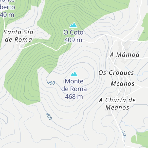 Map of Monte de Roma