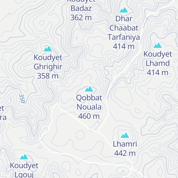 Map of Qobbat Nouala