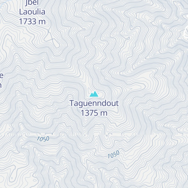 Map of Taguenndout