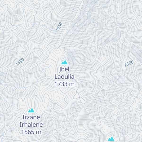 Map of Jebel Rguita