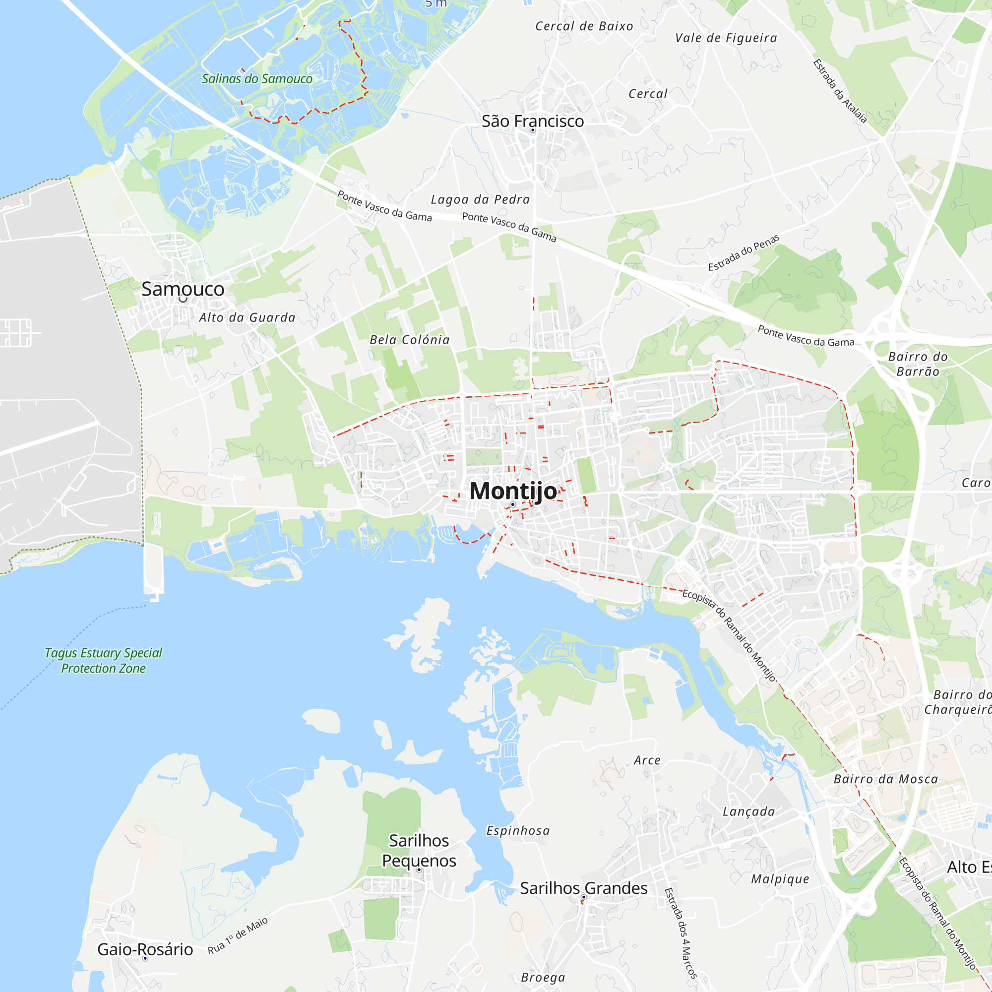 Posto de Turismo de Montijo map