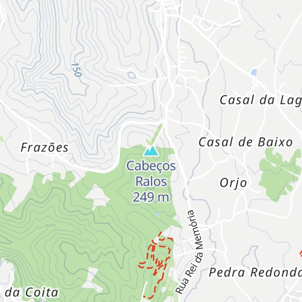 Map of Cabeços Ralos