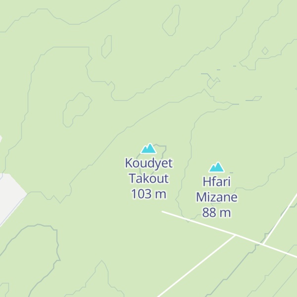 Map of Koudyet Takout
