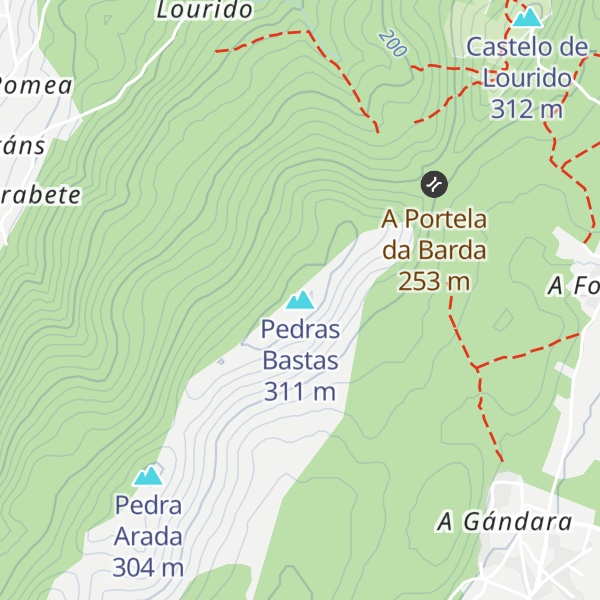 Map of Pedras Bastas