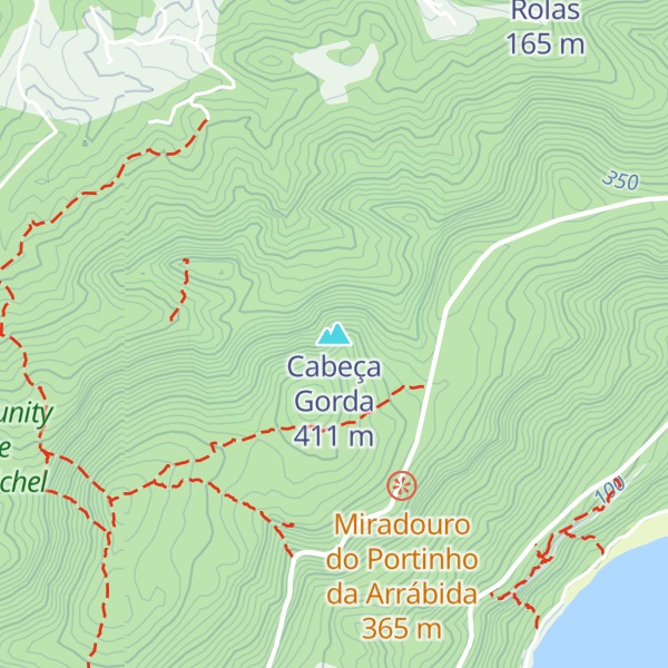 Map of Cabeça Gorda