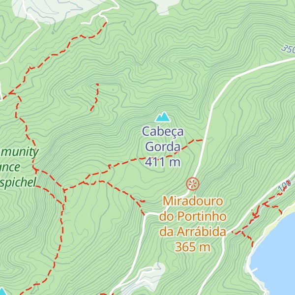Map of Castelo dos Mouros