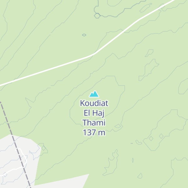 Map of Koudiat El Haj Thami