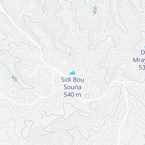 Map of Sidi Bou Souna