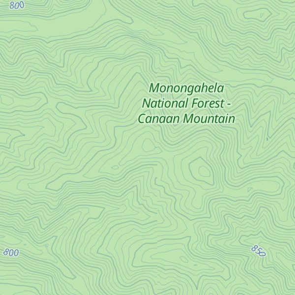 Map of Big Ridge