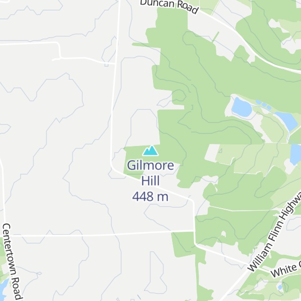 Map of Gilmore Hill