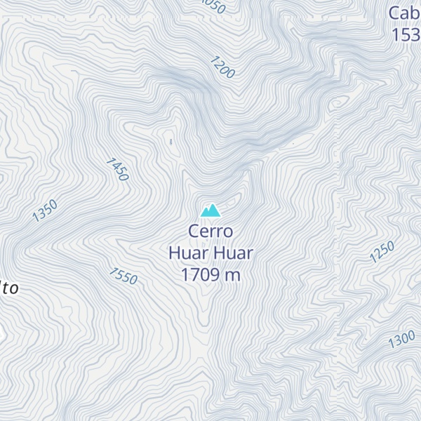Map of Cerro Huar Huar