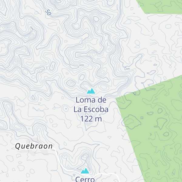 Map of Loma de La Escoba