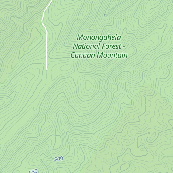 Map of Herald Knob
