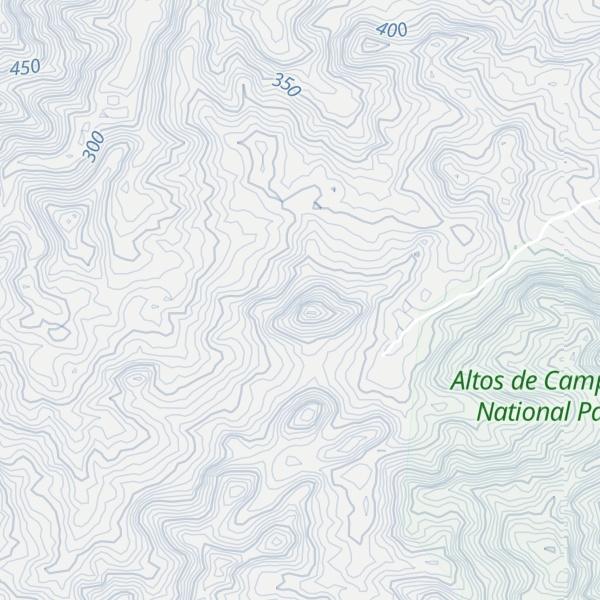 Map of Cerro Chileno