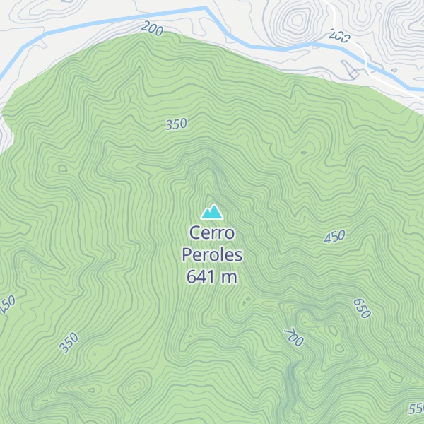 Map of Cerro Peroles