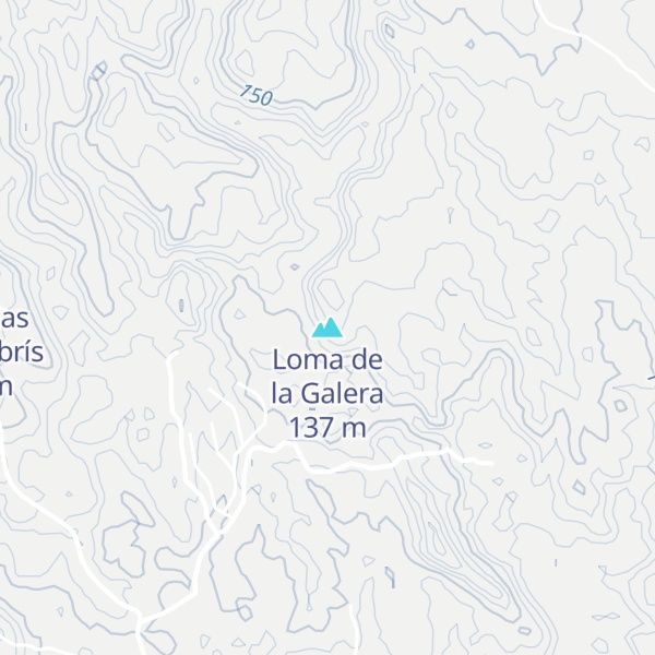 Map of Loma de la Galera
